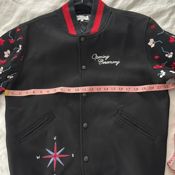 Opening Ceremony large wool bomber jacket Appalachian Trail Embroidered Varsity - Picture 11 of 13
